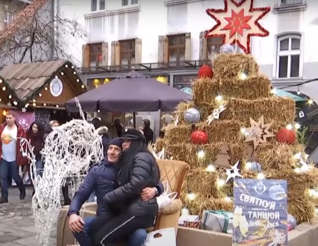Скрін, відео YouTube Різдво у Львові