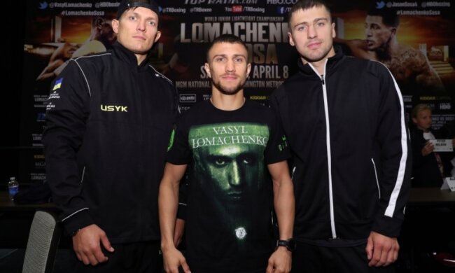 Ломаченко, Усик и Гвоздик обратились к украинским поклонникам