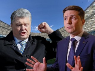 Владимир Зеленский и Петр Порошенко