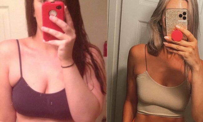 Женщина сбросила 45 килограммов, фото: Instagram
