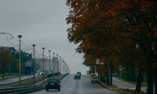 Авто, осень, погода, фото из соцсетей