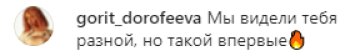 Скриншот с комментариев, instagram.com/nadyadorofeeva/