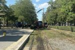 Новый трамвай сошел с рельсов в Днепре