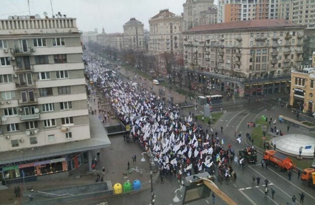 ФЛПы вышли на митинг, фото: SUD.ua