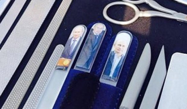 В Москве продают пилочки для ногтей с портретом Путина (фото)