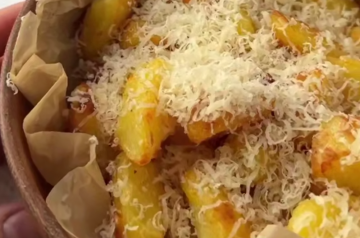 Хрустящий картофель в духовке, кадр из видео