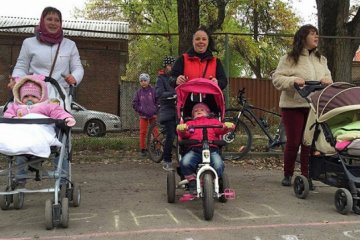 Тернопільські діти влаштували масовий велопробіг (фото)