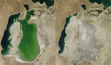 NASA показало смерть одного з найбільших озер світу (відео)