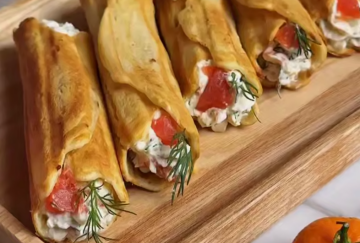 Сирні трубочки з рибою, кадр з відео