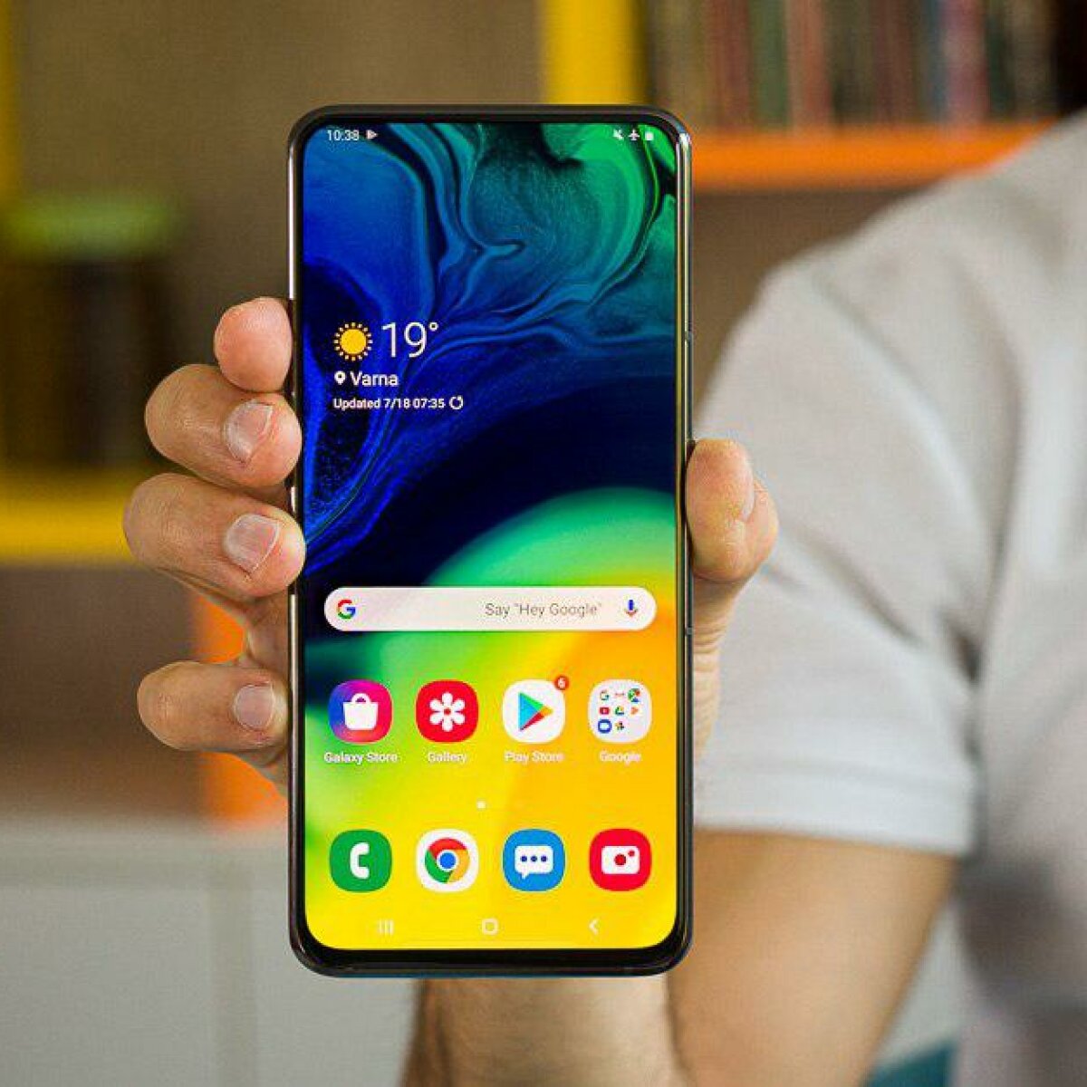 Samsung Galaxy A80 с уникальной камерой проверили на прочность: видео -  ЗНАЙ ЮА