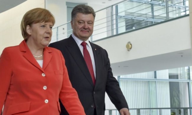Порошенко привез к  Меркель свою жену