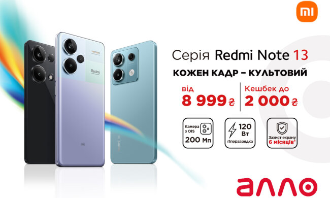 Xiaomi представила линейку смартфонов Redmi Note 13