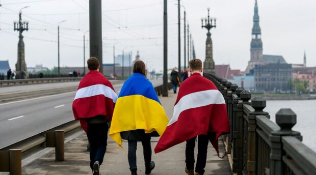 Украинские беженцы в Латвии. Фото: BBC
