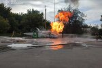 Дрон атакував рятувальників на АЗС у Запоріжжі