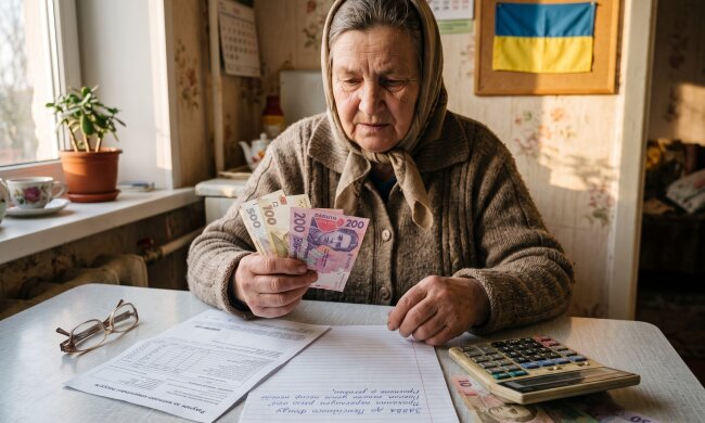 субсидія комуналка гроші пенсіонер платіжка