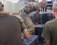 На Закарпатье пограничники задержали контрабандистов, скриншот с видео