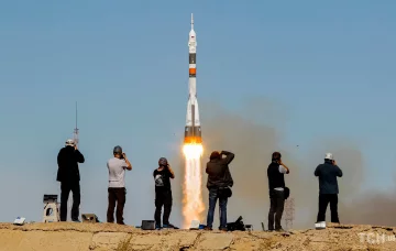 Невдалий запуск російської ракети "Союз"