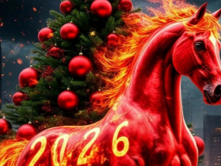 Символ 2026, Червоний Вогняний Кінь, зображення: Pinterest