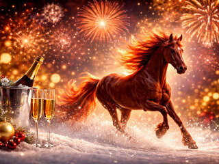 Поздравления с Новым 2026 годом в прозе: слова, которые несутся галопом и зажигают будущее