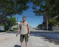 Скриншот из просочившегося видео очень ранней версии GTA 6