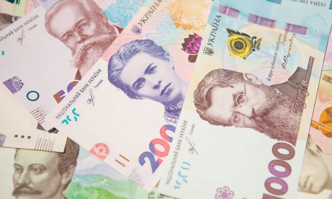 Гривневі банкноти в обігу