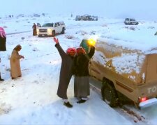 Снігопад, фото: скріншот з відео