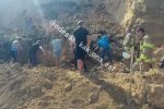 обвал грунту в Лебедівці, скріншот з відео