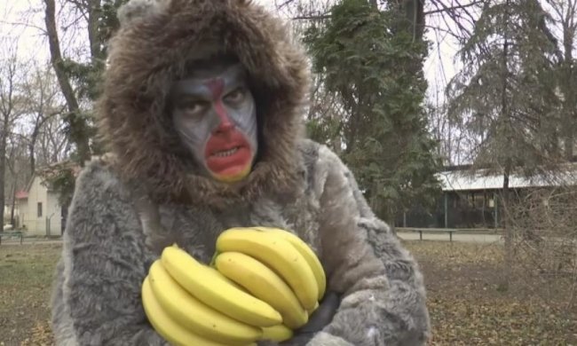 Директор одеського зоопарку зіграв у кліпі мавпу (відео)