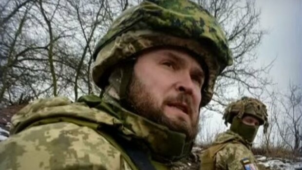 Офіцер ЗСУ Юрій Кочевенко, скріншот з відео