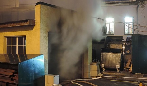 В центре Киева горел подземный паркинг