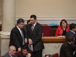 Петро Порошенко та Віталій Кличко