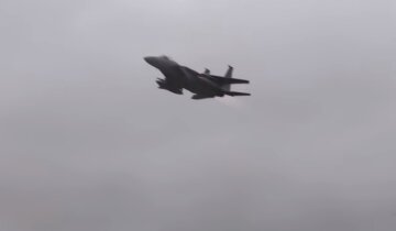 Американський винищувач F 16. Фото: скриншот Youtube