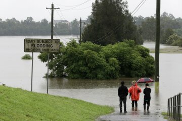 Наводнение в Австралии, фото: s.france24