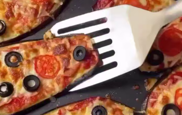 Баклажаны со вкусом пиццы, кадр из видео