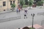 Пробежка Зеленского в Черновцах, скриншот видео
