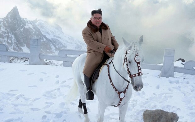 Ким Чен Ын на лошади, фото GettyImages