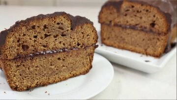 Имбирно-медовый пряник с вареньем: фото скрин Ютуб