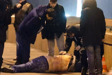 Как убивали Немцова: Обвиняемый показал все на месте преступления
