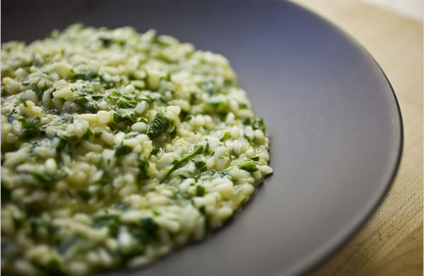 Рецепт пікантного різотто з травами