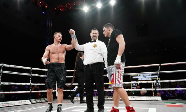 Артур Кишенко выиграл дебютный бой в профессиональном боксе, twitter.com/Matchroom_ESP