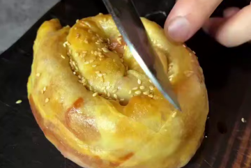 Равлики з шинкою та сиром, кадр з відео