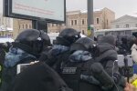 Протесты в России, кадр из видео