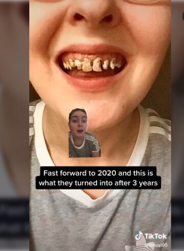 скрин из TikTok Виктории Ирен Новаковски