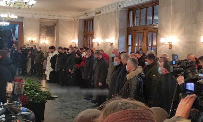 Церемония прощания с погибшими, фото с Днепр Оперативный
