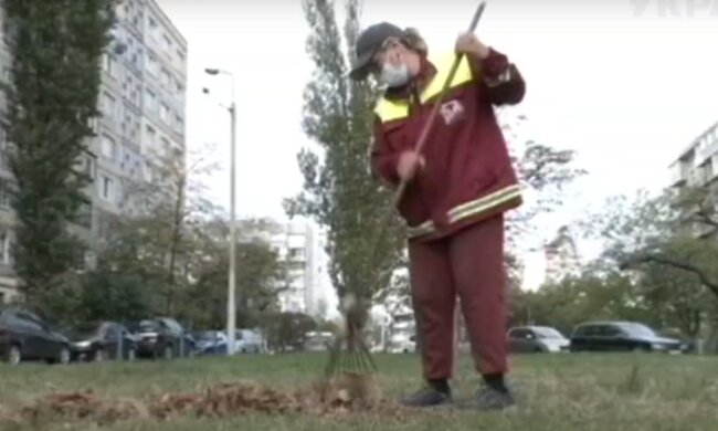 Скрин, видео YouTube дворник