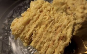 "Наполеон" на сковороде: фото скрин рецепта