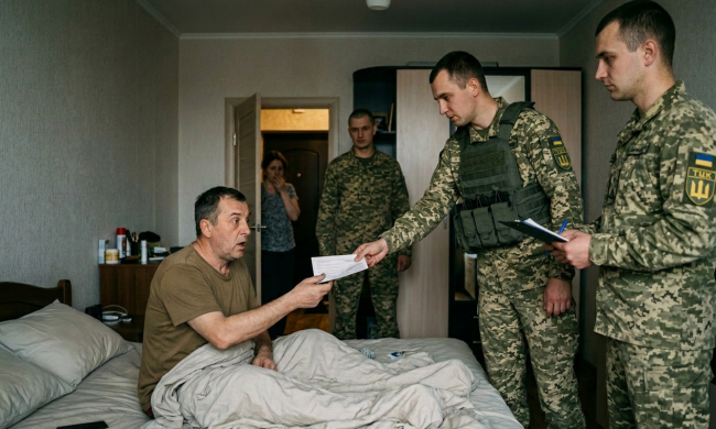 ТЦК, повестки. Фото: сгенерированное ИИ