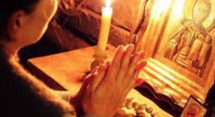 Молитва. Фото: Facebook