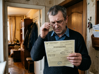 Штраф за счетчик. Фото: сгенерированное ИИ