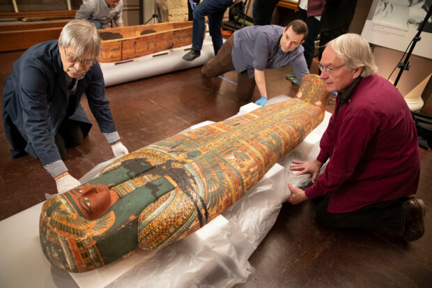 египетский саркофаг, фото  Phys.org